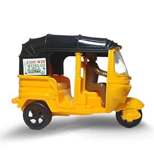 Pull Back Auto Rickshaw Toy for 3+ Years Kids | Vehicle Toy | Toys for ...