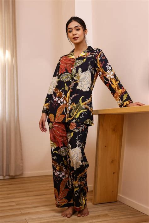 Cotton Printed Night Suit-136 – Label Flavia