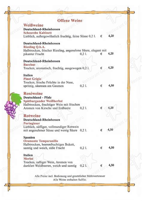 Speisekarte von Happy China restaurant, Eutin