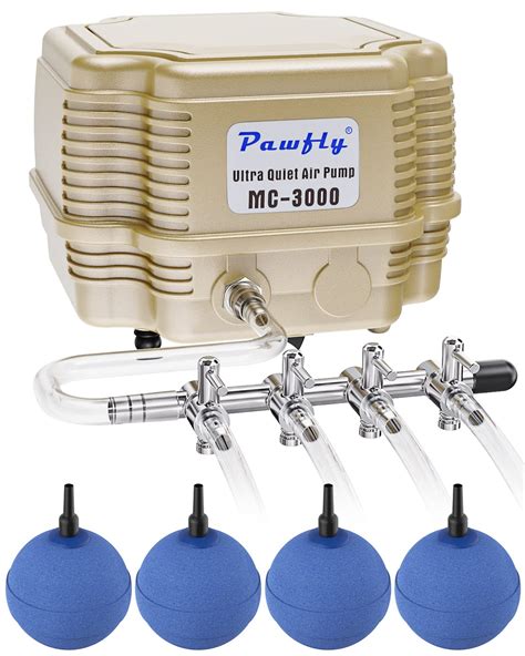 Pawfly Commercial Air Pump Adjustable Quiet Oxygen Aerator Pump Air ...