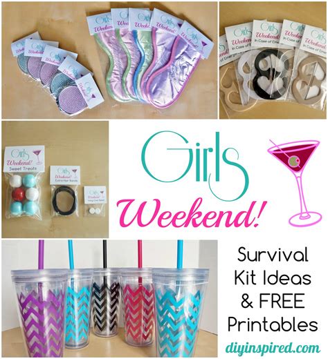 Image result for Girls Weekend Survival Kit