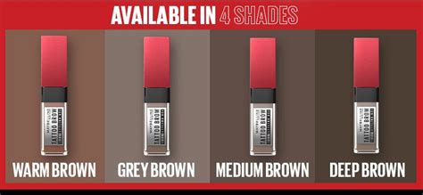 Foxy.in : Buy Maybelline Tattoo Brow 3-Day Styling Brow Gel (6ml ...