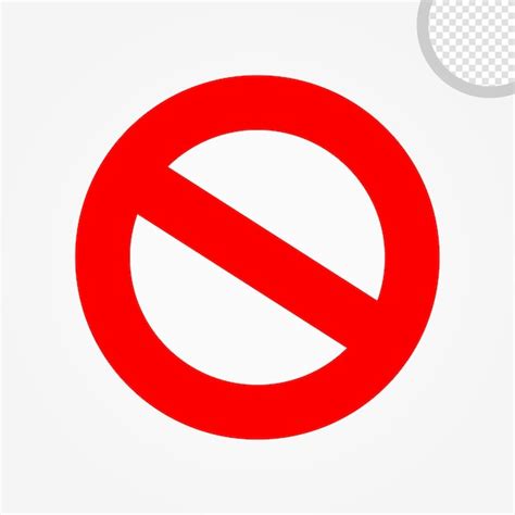 No Sign Transparent Background Images - Free Download on Freepik
