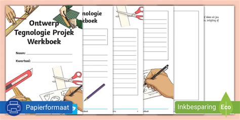Ontwerp Tegnologie Projek Werkboek (teacher made) - Twinkl