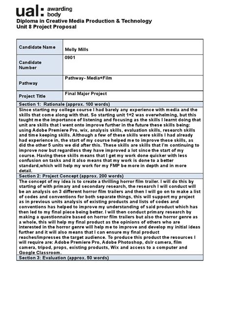 Image result for Project Proposal Writing Sample PDF