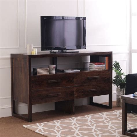 TV Unit Wooden Cabinet - BARCELONA | Furniture online at Evolvekart ...