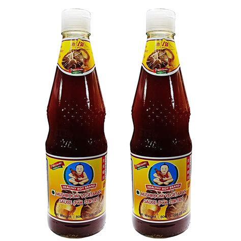 Healthy Boy Mushroom Vegeterian Sauce, 2 x 800 g : Amazon.in: Grocery ...