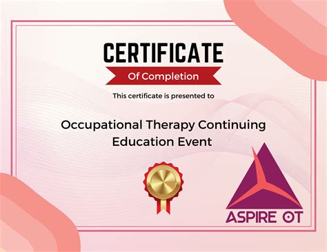Co-sponsorship for Occupational Therapy CEU Approval | Aspire OT