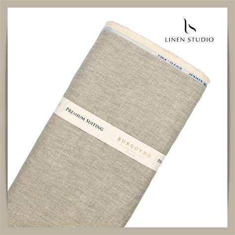 Burgoyne Premium Linen Suiting - Oatmeal (Summer Collection) – Linen Studio
