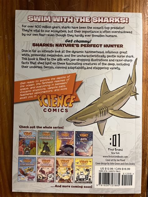 Science Comics Ser.: Science Comics: Sharks : Nature's Perfect Hunter by Joe Flood (2018, Trade ...