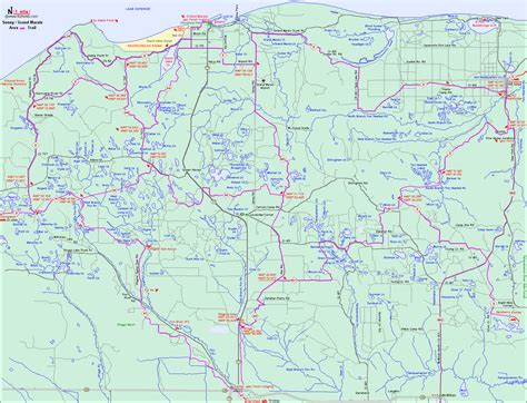 World Maps Library - Complete Resources: Michigan Snowmobile Trail Maps