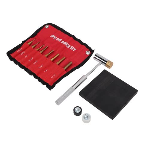 Gloglow Brass Punch Set 8 Different Sizes Fine Workmanship Gunsmith ...