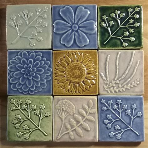 Ceramic Floor Tile With Flower Design at Elsie Tucker blog