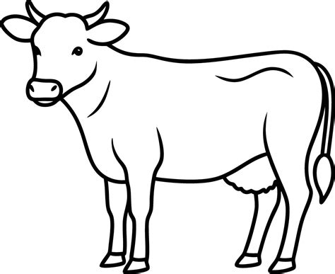 Outline Of Cow