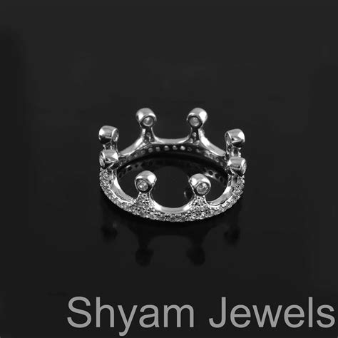 Buy 925 Sterling Silver Crown Ring, Handmade Jewelry, Birthday Gift ...