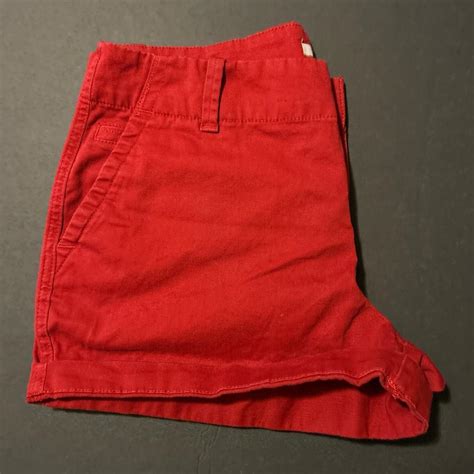 Really cute pair of red short-shorts from... - Depop