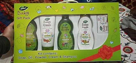 Dabur Baby Gift Pack (5 pieces) - Daily baby care essentials with No ...
