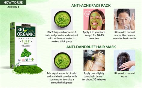 Buy Indus Valley 100% Organic Tulsi Powder | Natural Tulsi Leaf Powder ...