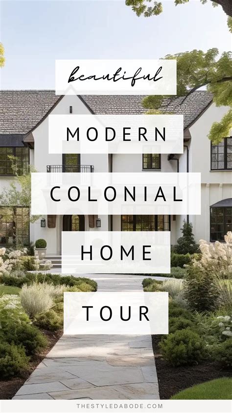 Inside a Stunning Modern Colonial Home | Colonial exterior, Modern ...