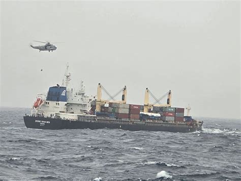 Indian Navy successfully evacuates injured Chinese mariner from cargo ...