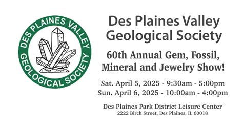 Des Plaines Valley Geological Society, Des Plaines Park District, 6 ...