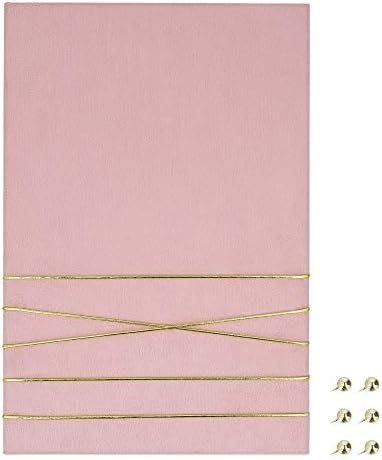 Navaris Fabric Memo Bulletin Board - 12" x 17" Velvet Memory Board for ...