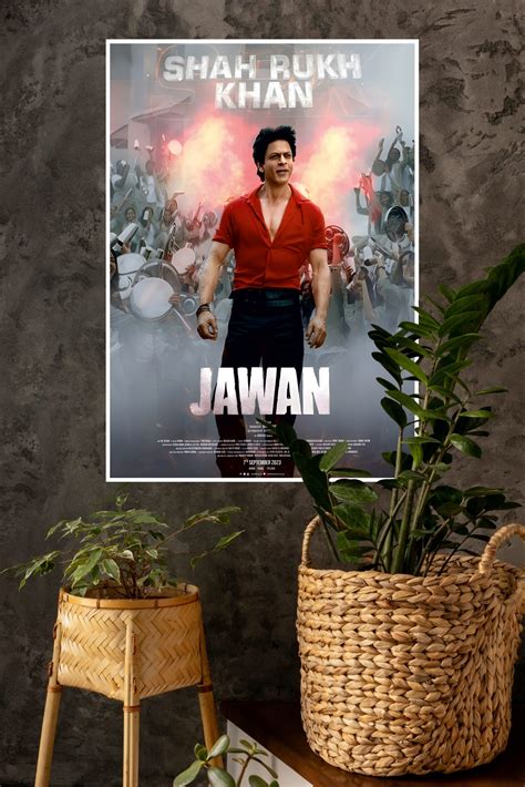 Jawan-Romantic Hero Shah Rukh Khan | Bollywood Posters – The Poster Valley