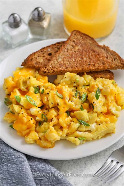 Air Fryer Scrambled Eggs