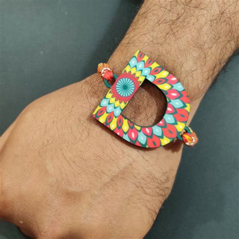 Alphabet D Rakhi for Brother , Bhaiya , Bhai – Bhai Please India