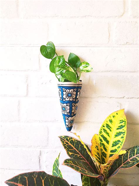 Mini Conical Planter | Teal Square | Buy 3 get 3 offer applicable| USE ...