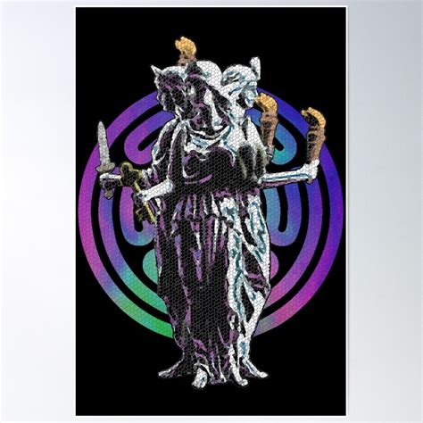 Hecate/Hekate - Greek Goddess Of Magick And Witchcraft Poster Wall Art ...