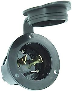 Buy Journeyman-Pro 2615, NEMA L5-30 Flanged Inlet Generator Plug, 30A ...