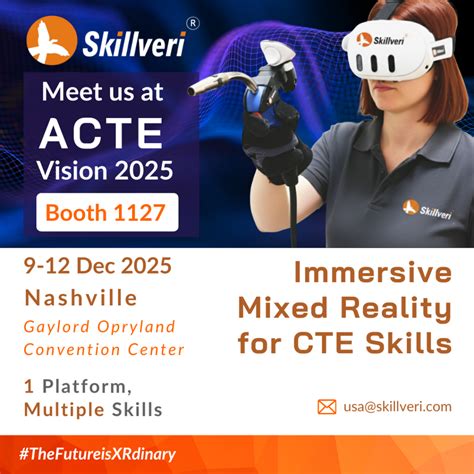 Skillveri simulators for Trade Skills – Meet us at ACTE 2025 - Worlddidac