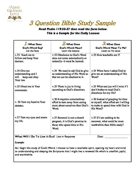 Lesson Bible Study Guide 的图像结果