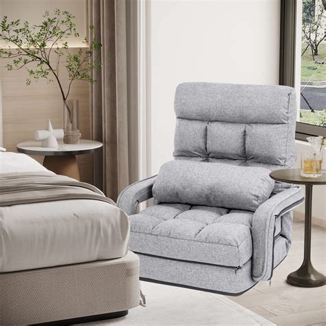 Buy Lazy Sofa Chaise Lounge Sofa, ANGO HOME Folding Lazy Sofa Floor ...