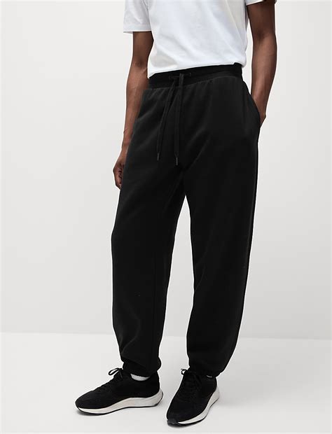 Buy Cotton Rich Oversized Joggers at Marks & Spencer