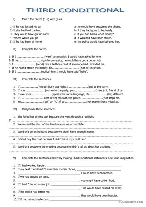 Image result for Third Conditional Practice