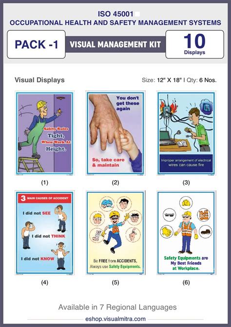 ISO 45001 (OHSMS) Visual Management Kit 1 – VisualMitra LLP