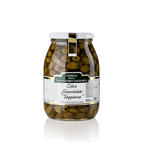 Black olive snocciolate, in olive oil, without pits, Taggiasca, 900g ...