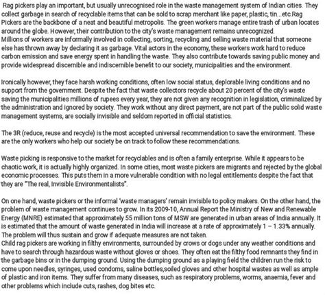 you are Ram Rani write an article in about 120 words on the role of Rag ...