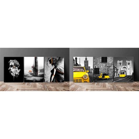 SAF Abstract Multieffect UV Textured Panel Painting (Set of 3, 12 ...