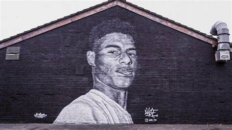England mural painted in support of Marcus Rashford, Jadon Sancho and ...