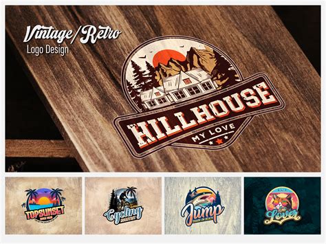 Vintage logo, Retro Logo Design :: Behance