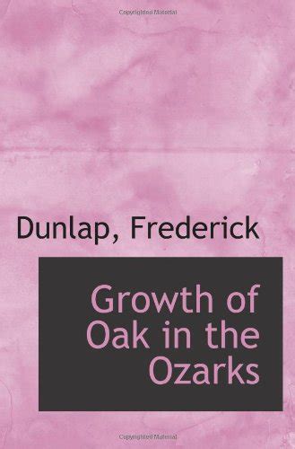 Growth of Oak in the Ozarks : Amazon.in: Books