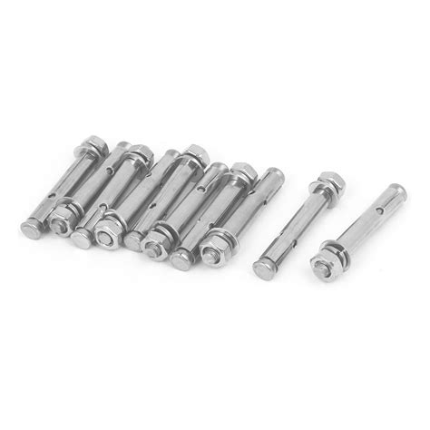 3NH® 6mm x 50mm Stainless Steel Sleeve Anchor Hex Nut Expansion Bolt ...