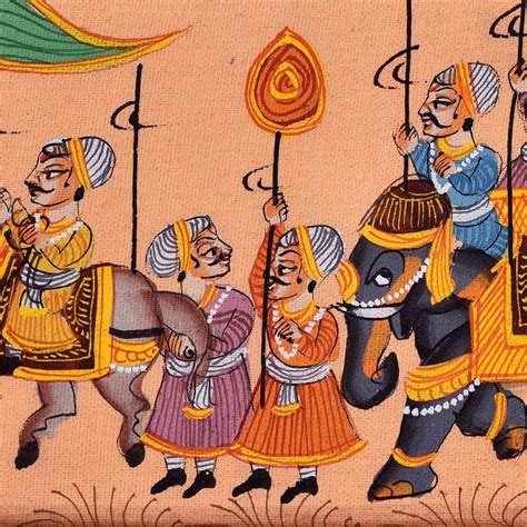 Rajasthani Folk Art Painting (17.5*10.5 Inches) – TOKENZ