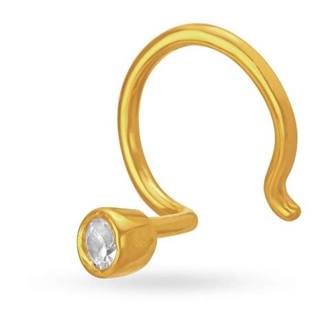 Subtle Dainty Gold Nose Pin