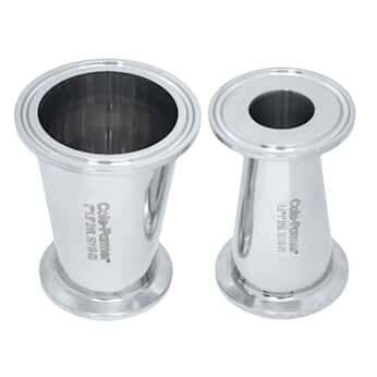 Cole-Parmer® Sanitary Clamp Fittings, Straight Concentric Reducer, 316 ...