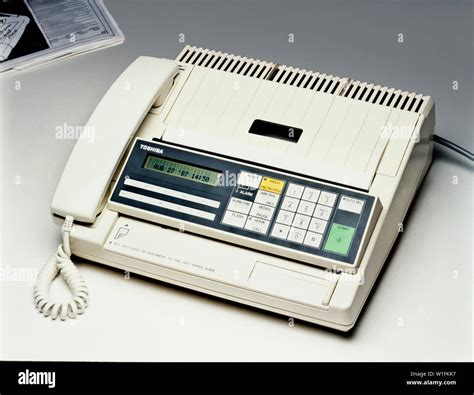 1980's Fax Machine Stock Photo - Alamy