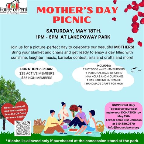Mother’s Day picnic at Lake Poway park, Lake Poway Park, 18 May 2024 ...